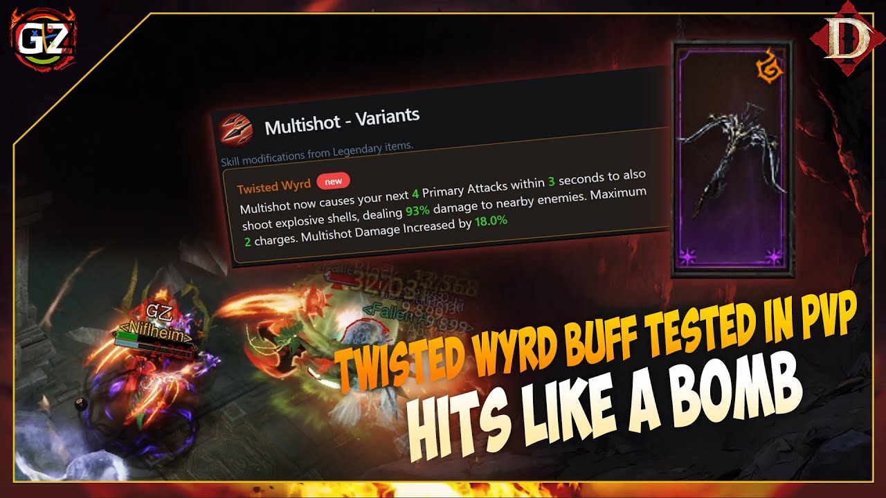 Buffed Twisted Wyrd PvP Test — Way Stronger Than Expected | Diablo Immortal