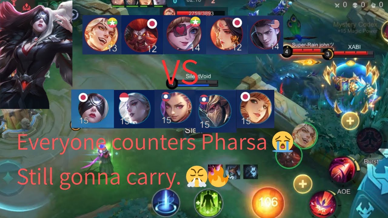 You Requested Pharsa… Everyone Counters Her, But I Carry 🔥#MLBB #MobileLegends
