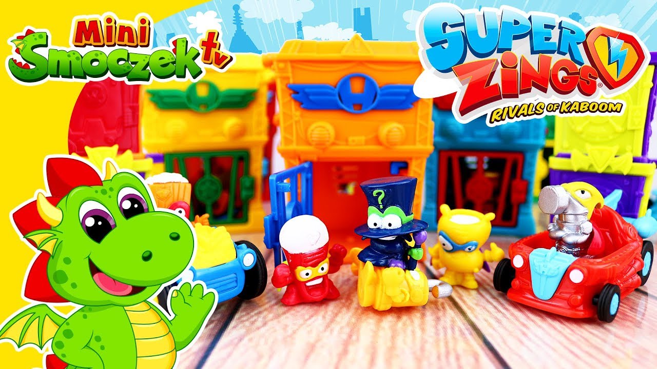SuperZings - Czy Superbohaterowie Złapią ENIGMĘ? Super Zings Zabawki Bajki Dla Dzieci Po Polsku