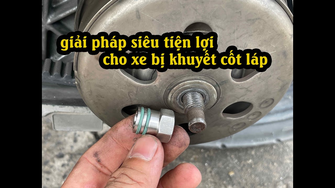 #754# GIẢI PHÁP TỐI ƯU CHO XE BỊ MÒN KHUYẾT ĐẦU CỐT LÁP NHANH GỌN KO CẦN THÁO LÁP