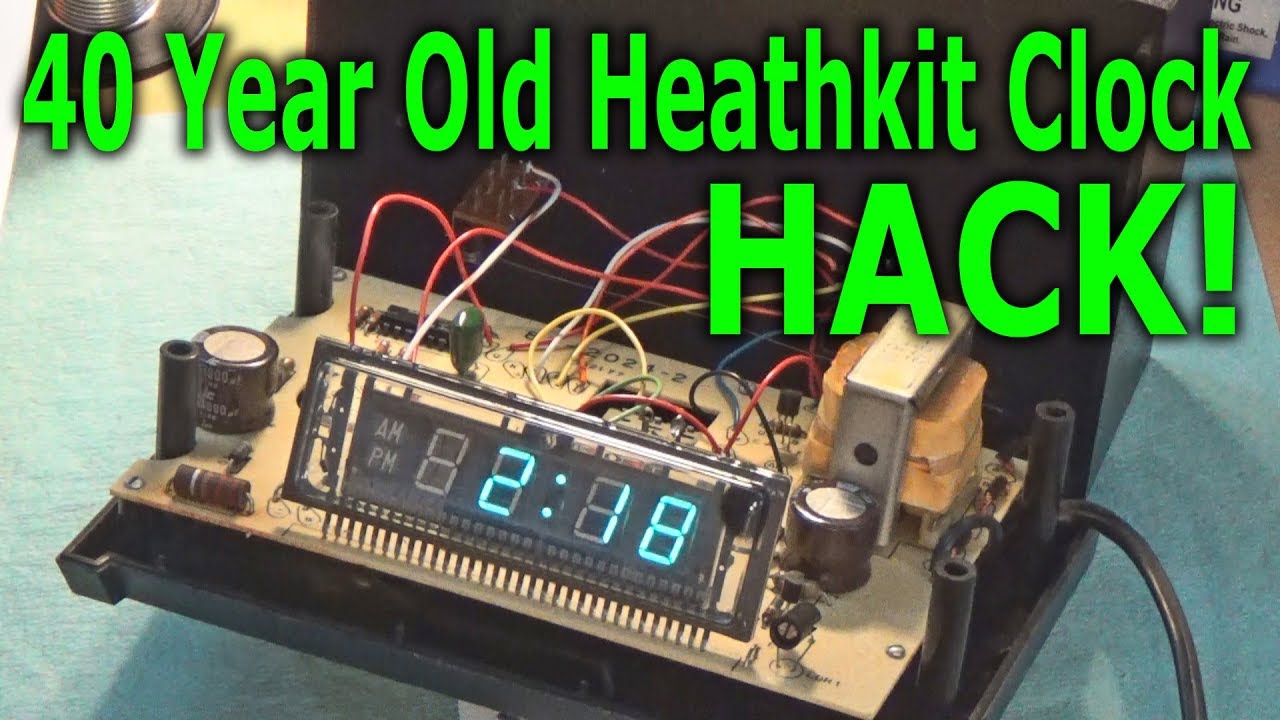 40 Year Old Heathkit Clock Hack!
