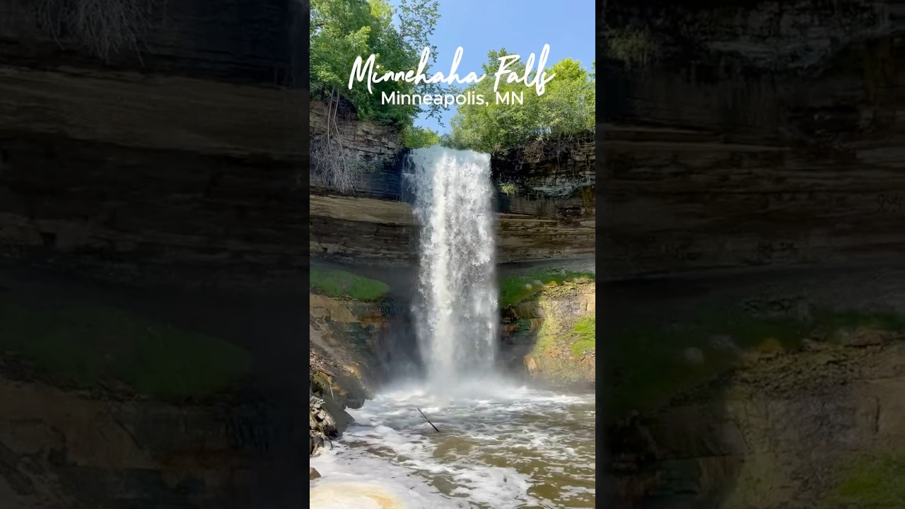 Minnehaha Falls- 53 feet tall and nearly a million visitors a year. Worth the trip!! 🌊