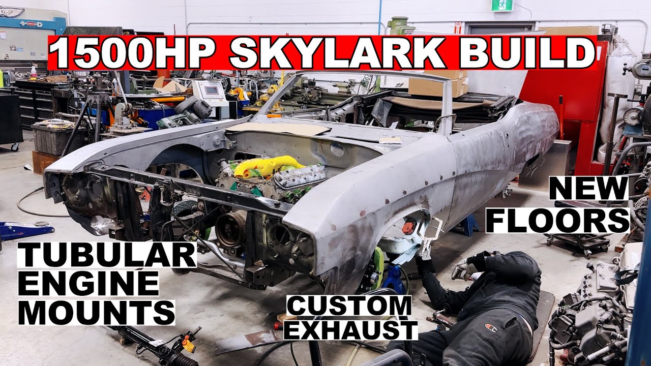 1500hp 1969 Buick Skylark Build Part 3 - Custom Floors, Engine Mounts, Exhaust and More