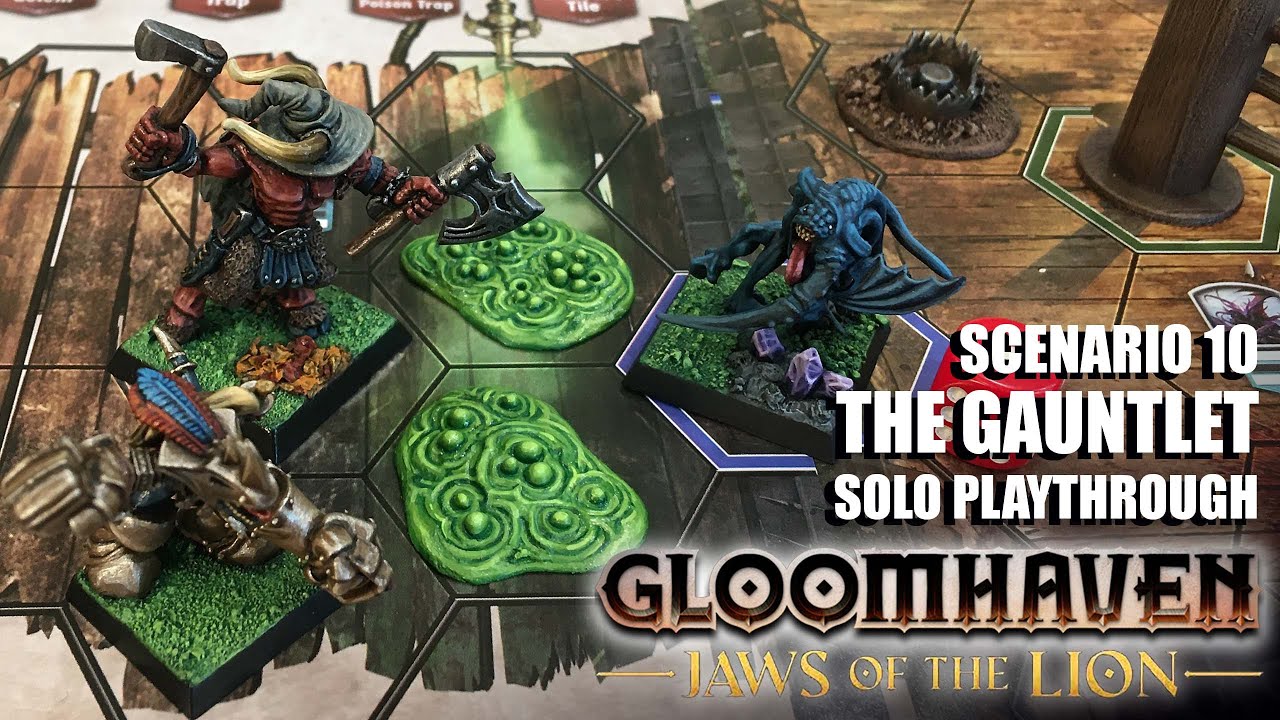 Gloomhaven: Jaws of the Lion Solo Playthrough - Scenario 10