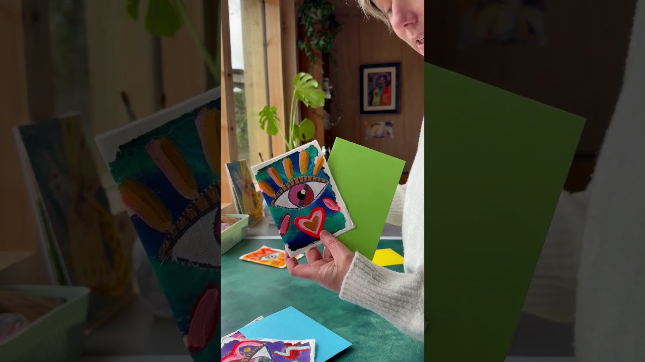 Funky Eyes - Art Cards by Astrid Lans