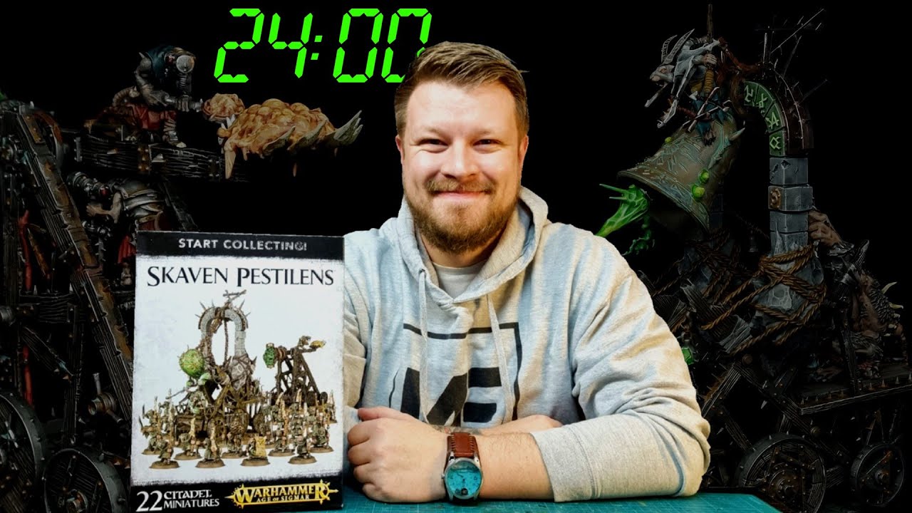 Can you Build and Paint a Skaven Army in 24 Hours?