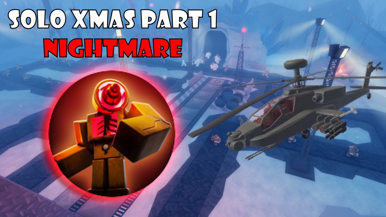 Roblox | XMAS Part 1 Solo Nightmare - TDX