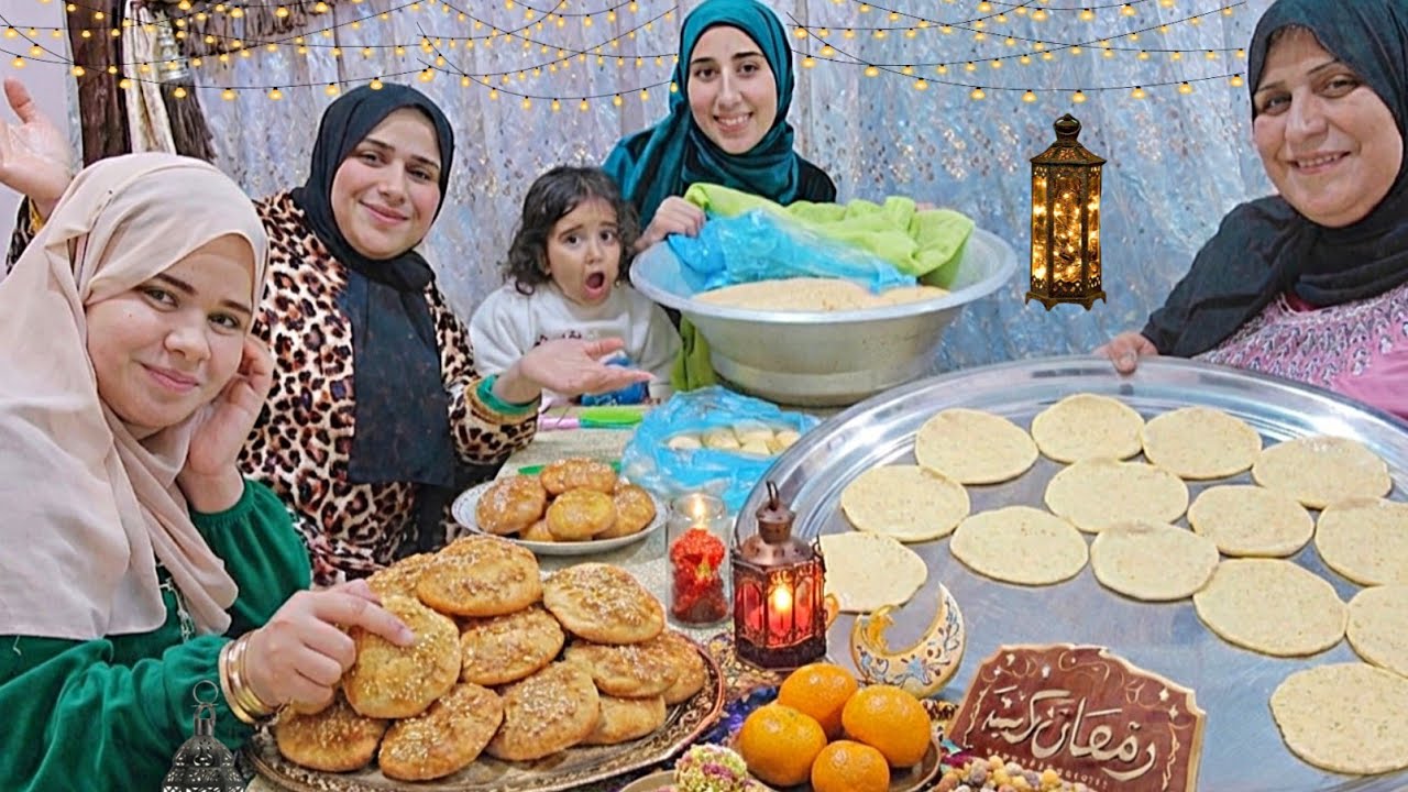 قولت قبل م اسافر🇸🇦اسبلهم حاجه م عمايل ايديا😍يفكروني بيها بناتي جم ساعدوني🤗قولتلهم يفطرو مشو وسابوني🥺