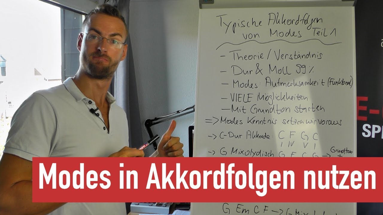 Typische Akkordfolgen von Modes Teil 1 - So hebst du deine Akkordfolgen von der Masse ab