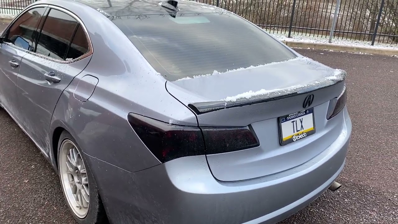 2016 Acura TLX 2 4l 4 cylinder   FULL EXHAUST SET UP! *POPS AND BANGS NO TUNE!* (Parts in Desc.)