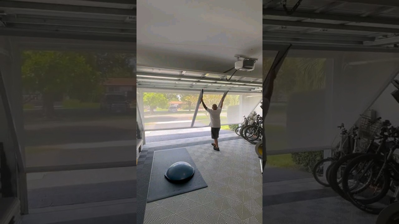 Сетчатая дверь для гаража 🤯 #amazonfinds #amazon #home #garage #homedesign #homefinds #unique #house