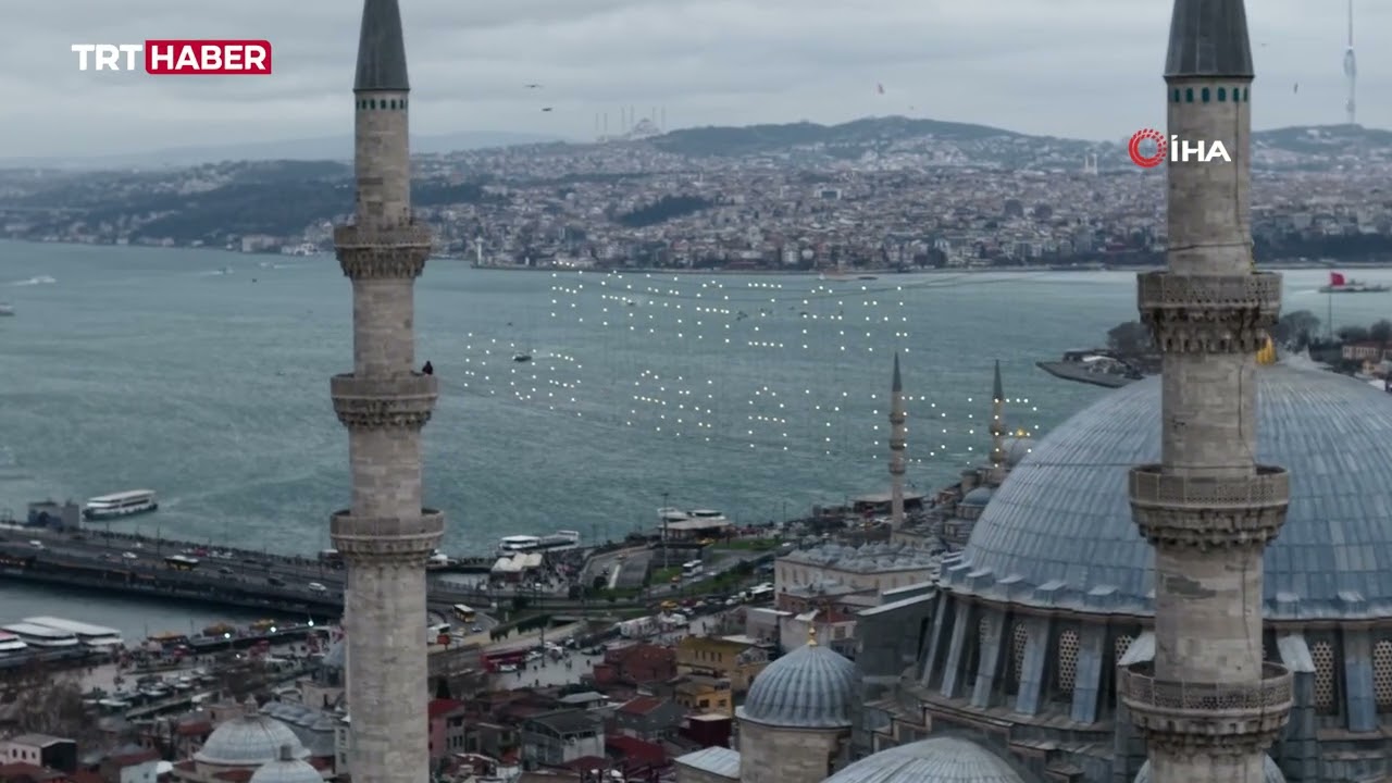Ramazan'ın müjdecisi mahyalar İstanbul’u süslemeye başladı
