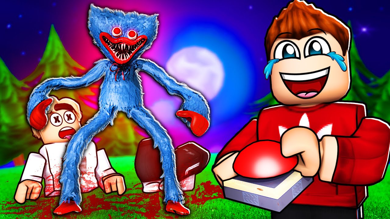 WER TRAUT SICH AM HUGGY WUGGY HEBEL zu ZIEHEN?! (Roblox)