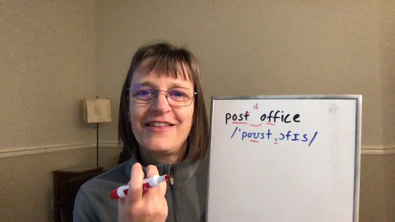 How to Pronounce Post Office (American Accent Training from SpeechModification.com)