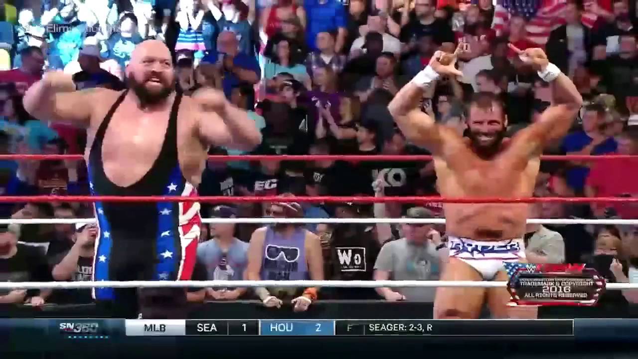 WWE Raw 4th of July 2016 Ending Pyro (HD)
