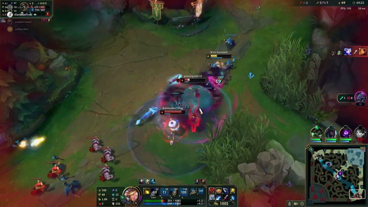 1hp kiting ezreal