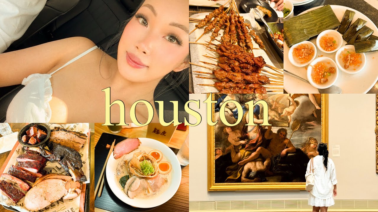 Everything you need to eat when visiting Houston Texas 🍜🦐🥓