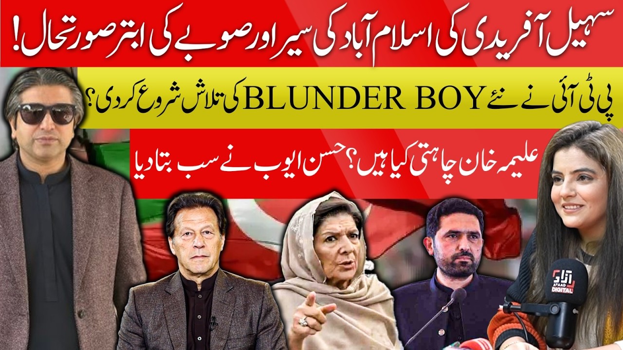 Sohail Afridi's Islamabad Visit | Who will be the New BlunderBoy of PTI? | Hassan Ayub