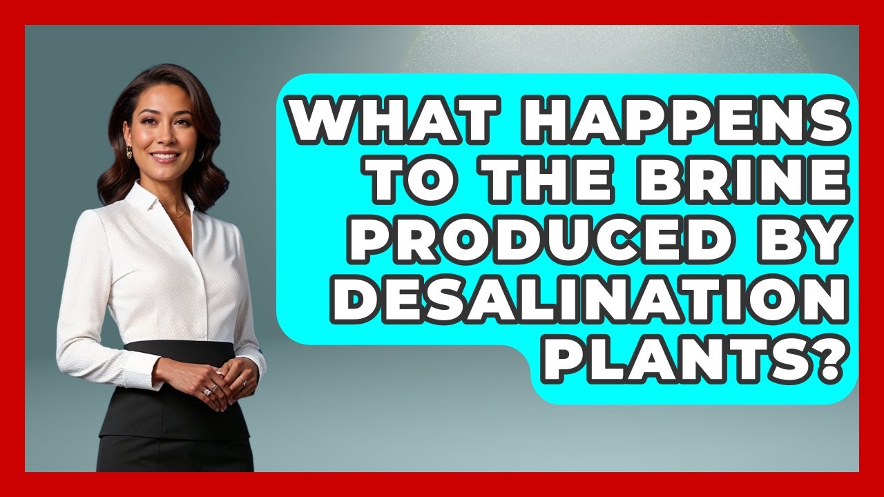 What Happens to the Brine Produced by Desalination Plants? | Water Science For Everyone News