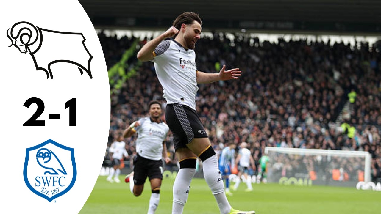 Derby 2-1 Sheff Wed | Highlights | Championship 2026