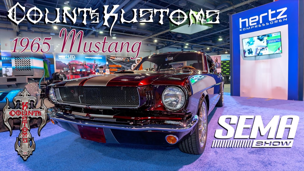 Count's Kustoms Reveals a 1965 Ford Mustang Fastback at SEMA Show!