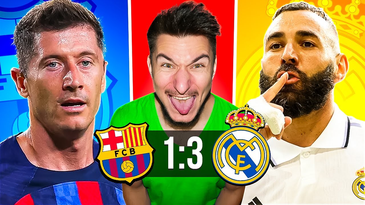 BARCELONA vs REAL - Skrót Meczu / Reakcja
