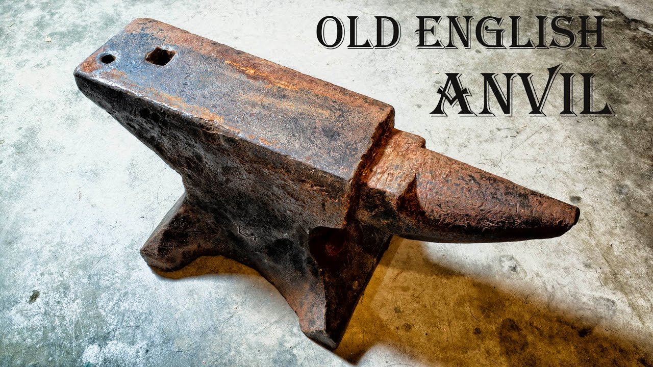 Old English Anvil - Vintage 1800's 98 Pound Joshua Wilkinson Anvil -New Blacksmith Guy