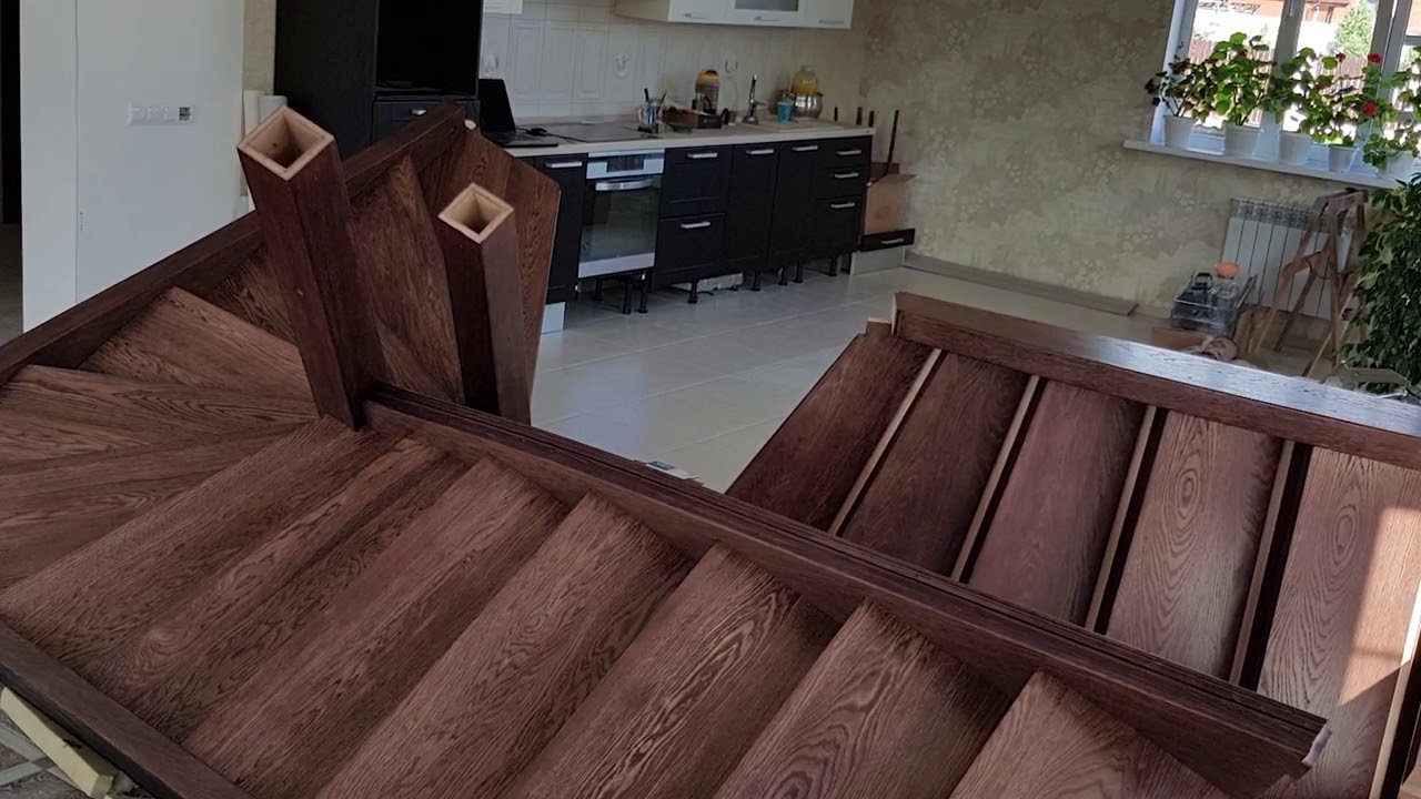 Обзор лестницы от WoodLab86 (очень подробный)