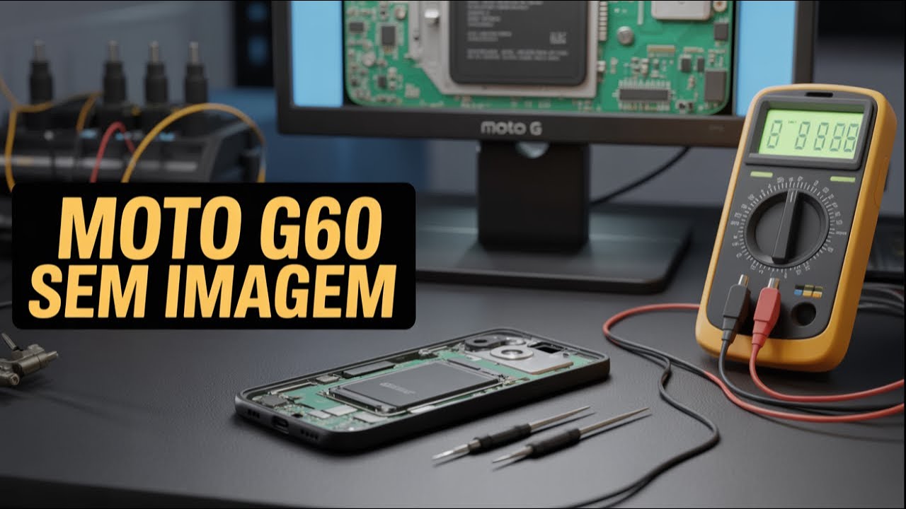 MOTO G60 SEM IMAGEM OU TELA PRETA? APRENDA O PASSO A PASSO DO DIAGNÓSTICO E REPARO CORRETO!