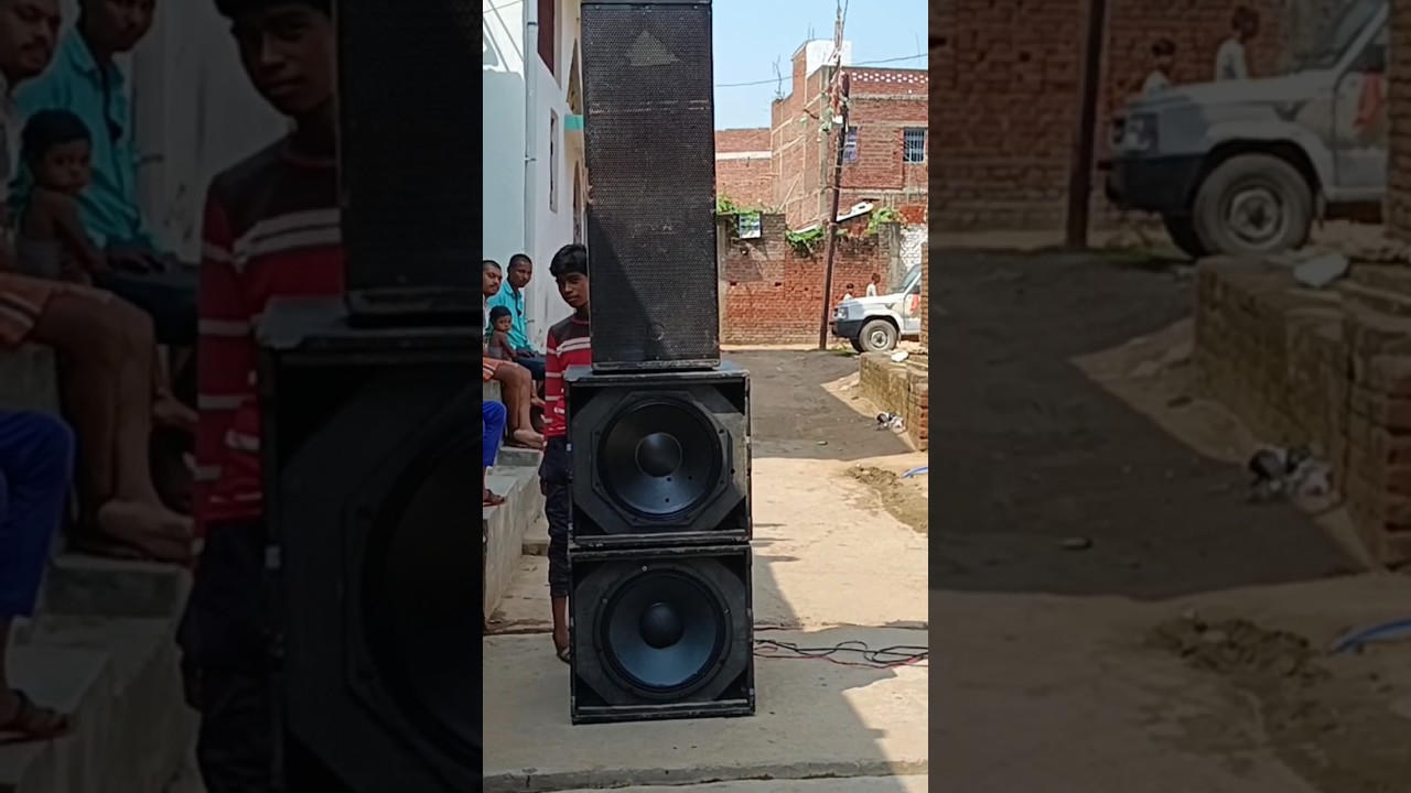 Ahuja 18 inch 1300 watt Bass speaker sound testing video Ahuja l18-sw1300 speaker #djtechbihar