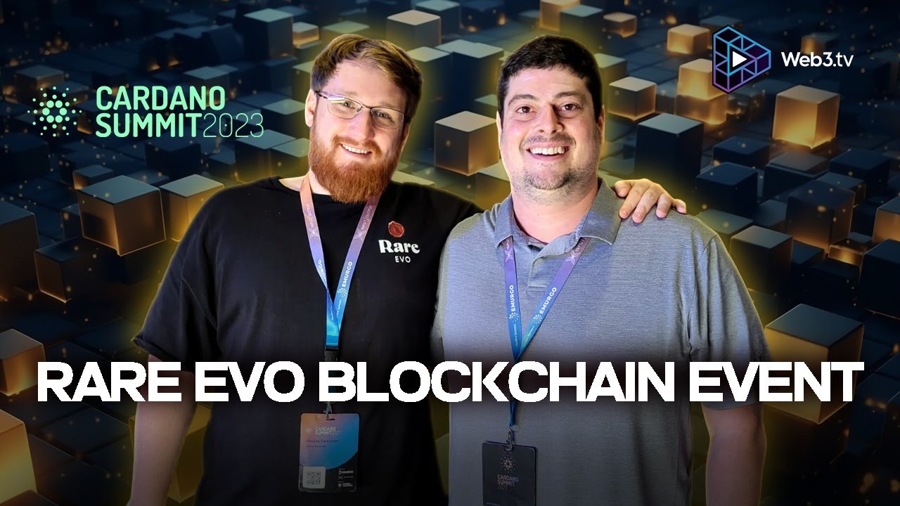 Rand McHenry, Co-founder and Wesley Parkinson, Member of Rare Network at Cardano Summit 2023