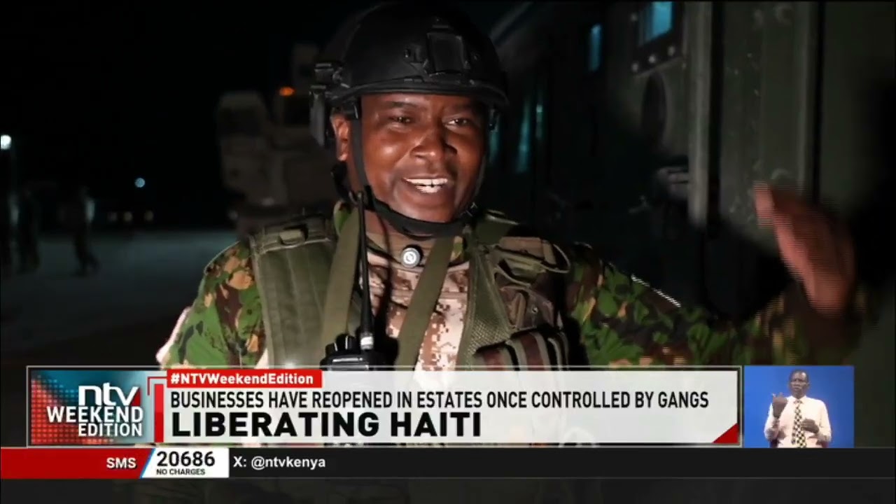 Haitian police thank Kenyan counterparts for boosting security in Port-au-Prince