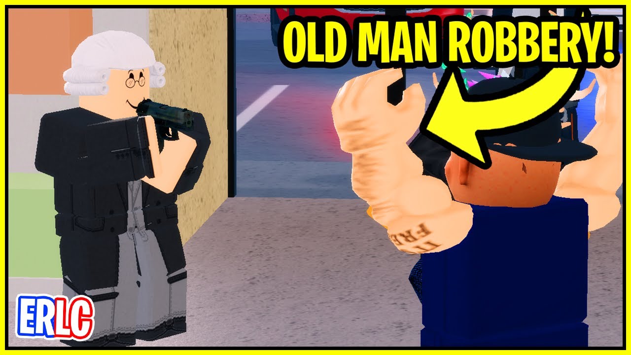 MY 97 YEAR OLD GRANDPA ROBBED A STORE! (ERLC Roblox Liberty County)