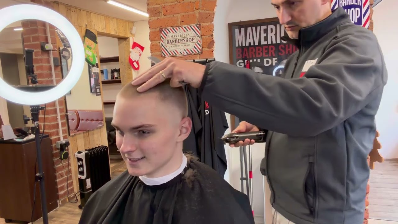 SO CLEAN 😮‍🔥 Extreme Buzz Hair Transformation 