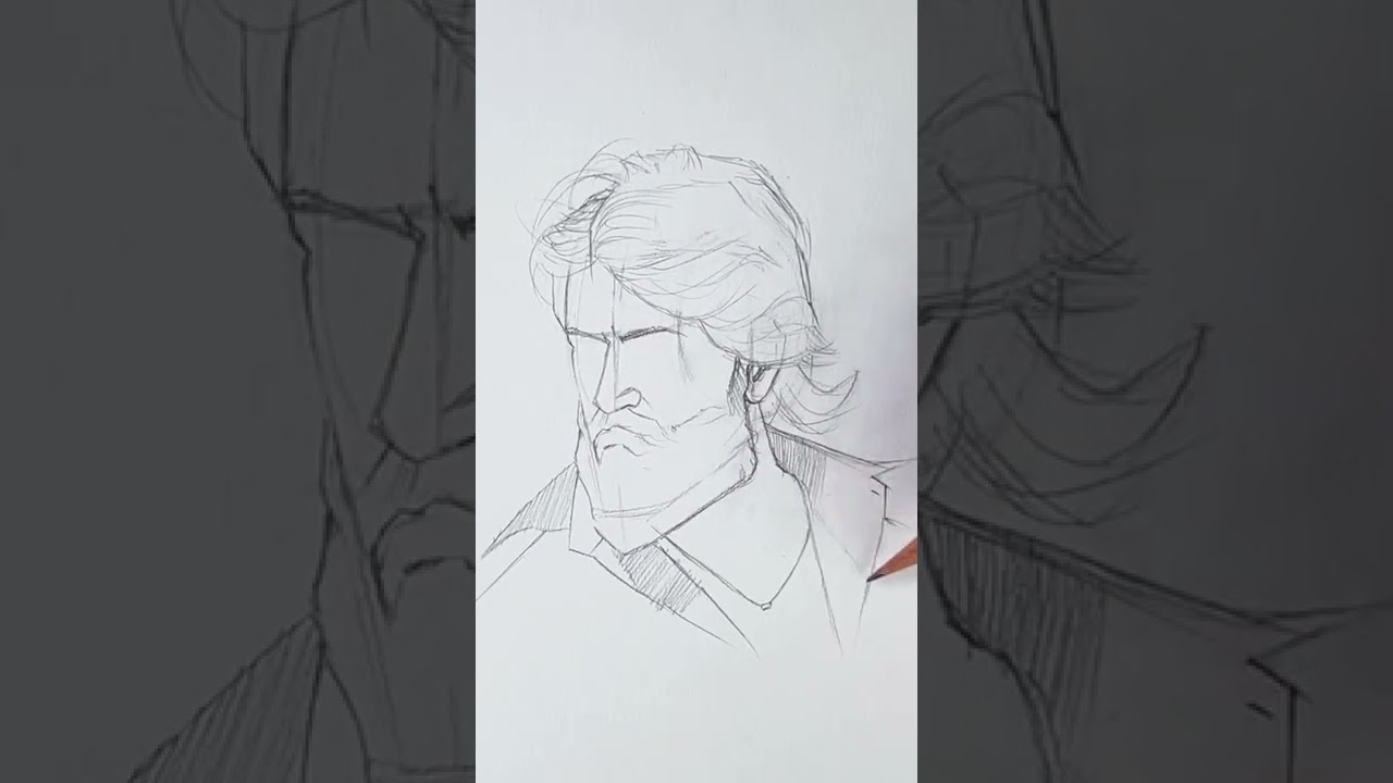 😍🥰 30 Min KGF(Yash) drawing Challenge How&rsquo;s it !? #kgfchapter2 #vkartbox
