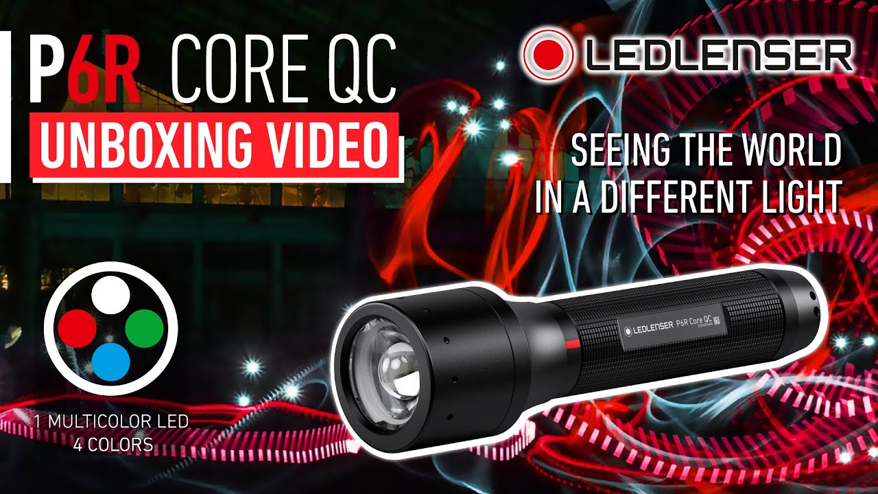 🔦 P6R Core QC 🔦 New Rechargeable Flashlight - Ledlenser Malaysia - Lighting Painting
