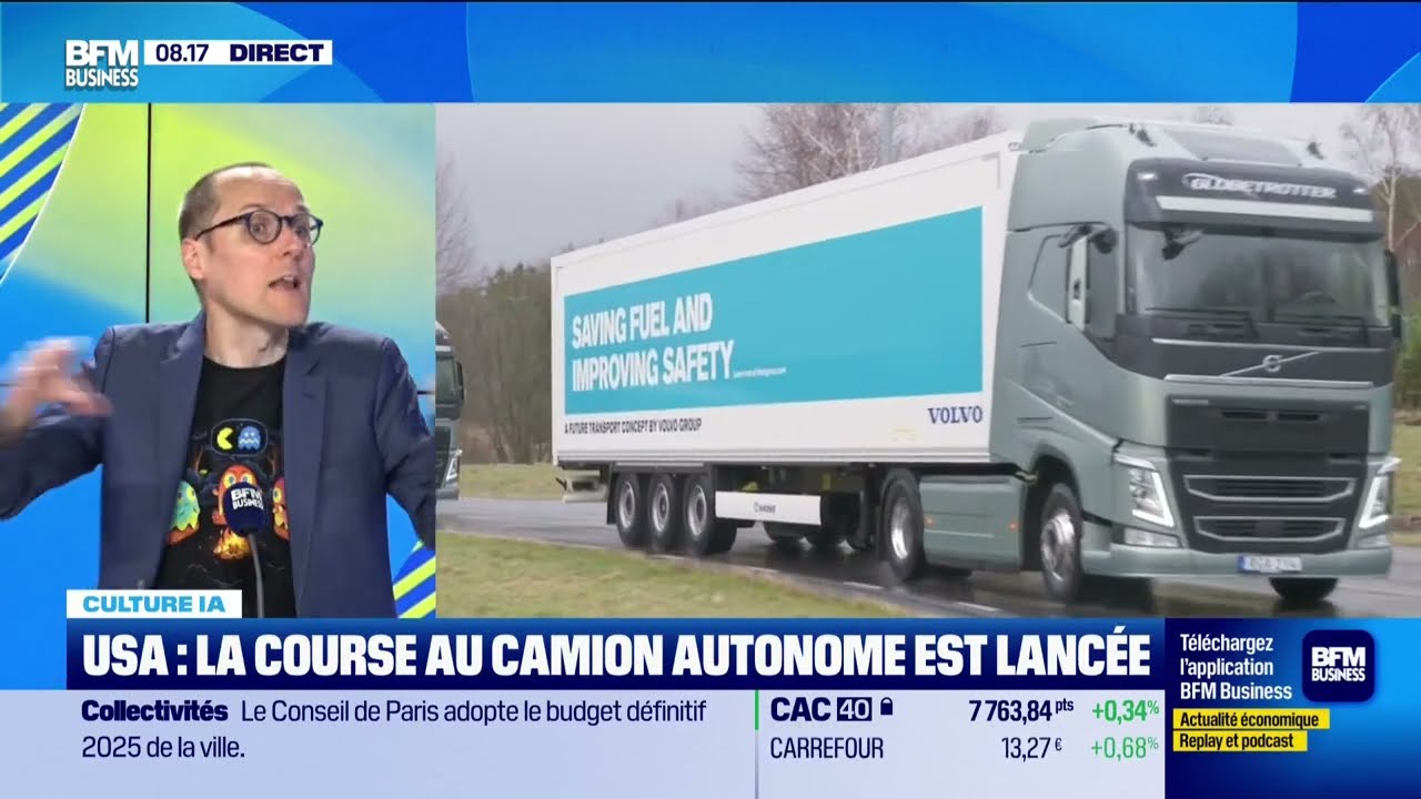 États-Unis : la course au camion autonome est lancée
