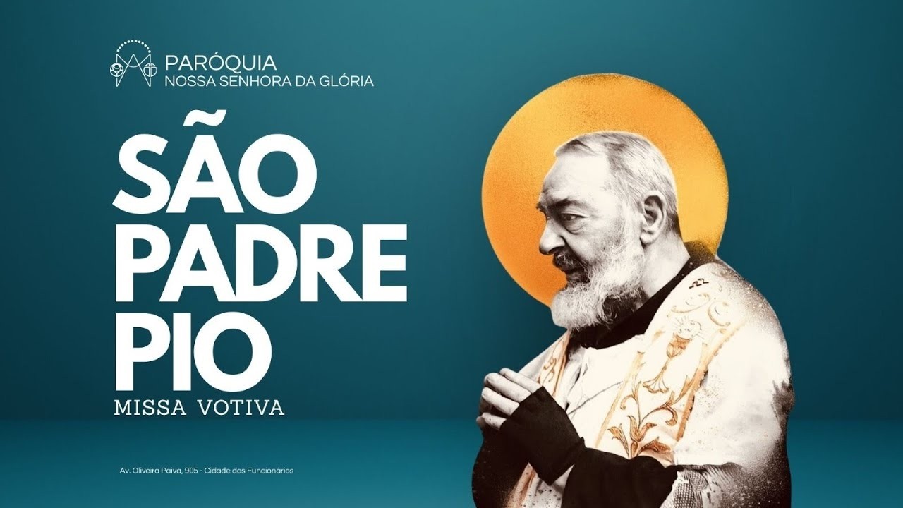 (23.02.26 - 18h30) Santa Missa | Missa Votiva a São Padre Pio | Segunda-feira