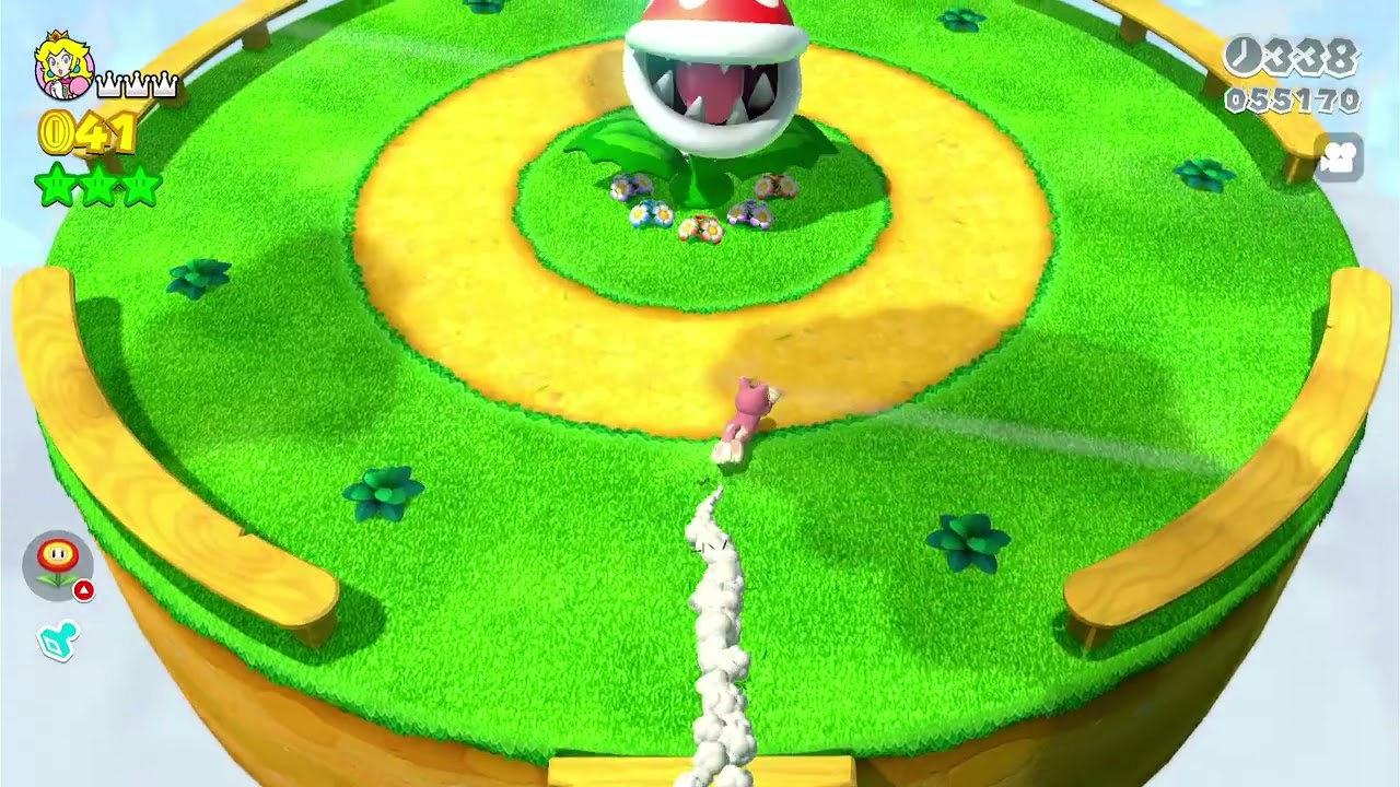 I beat super Mairo 3d world one