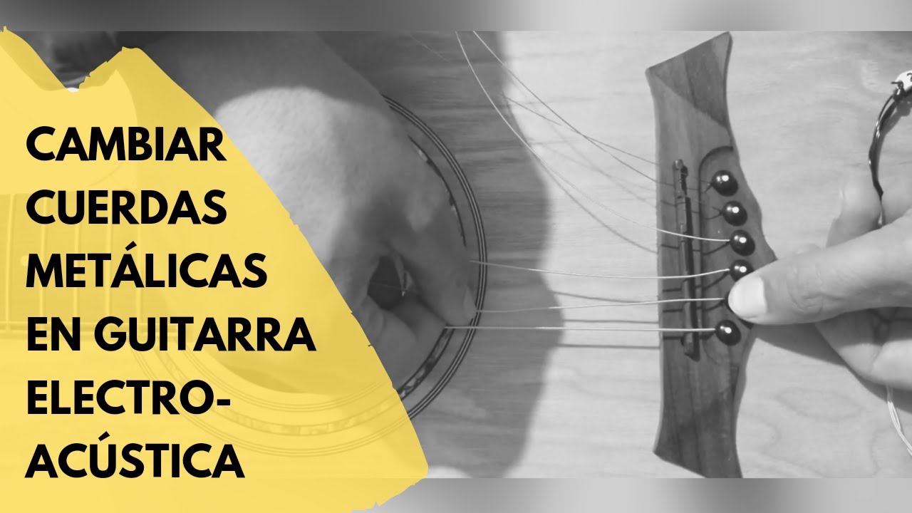 TUTORIAL - COMO CAMBIAR CUERDAS DE ACERO A NYLON ** GUITARRA ELECTROACÚSTICA***