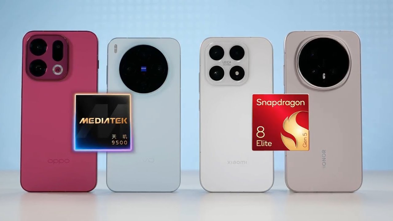 Xiaomi 17 против OPPO Find X9 против vivo X300 против Honor Magic 8: лучший стандартный флагман 2...