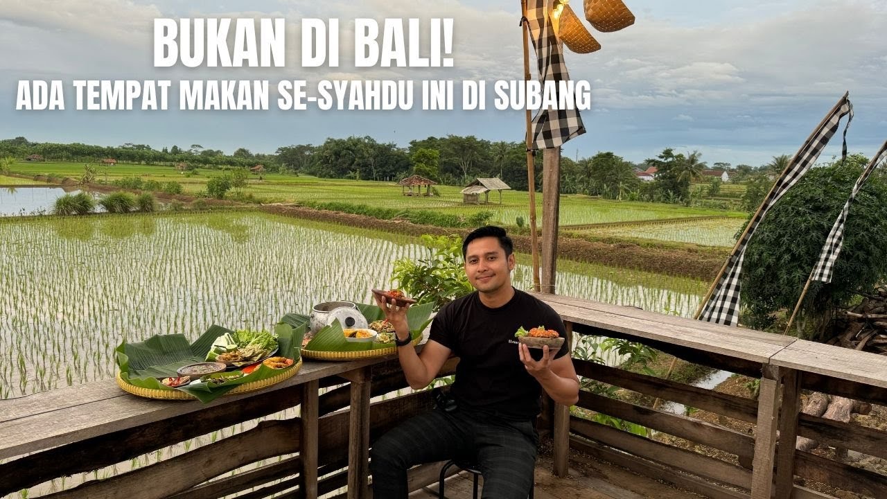 AUTO NAMBAH! MAKAN BEBEK DI TEPI SAWAH! | Warung Bebek Jeding Subang