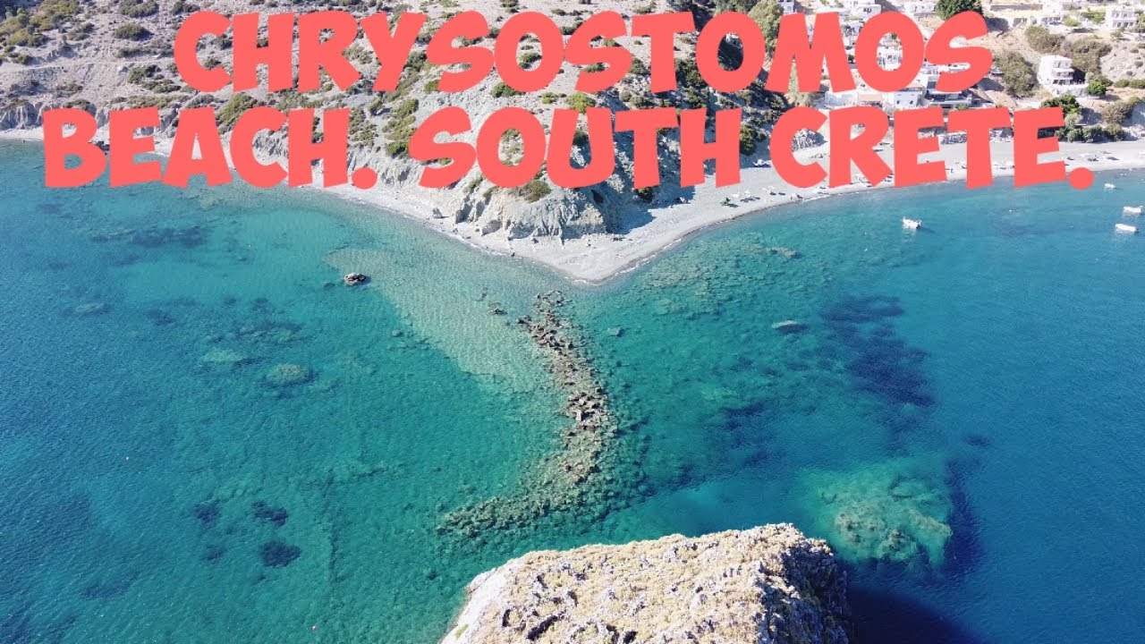 The next beach you should visit in South Crete. Chrysostomos Beach.