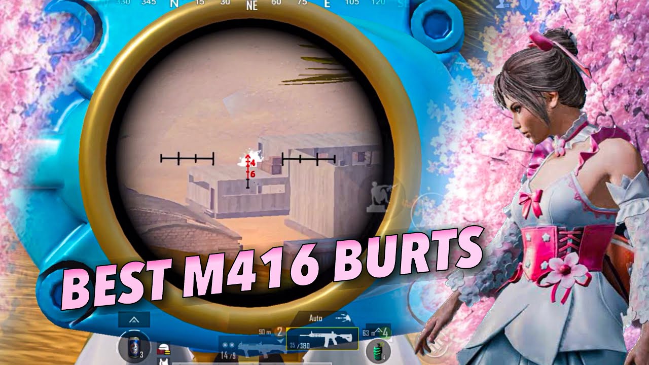 Best burst player? | M416 4x burst and sprays highlights