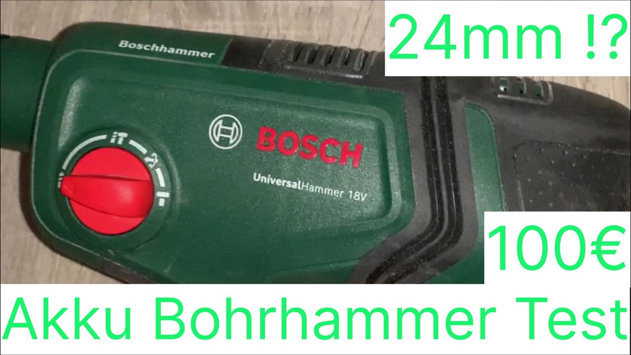 Тест и сравнение аккумуляторной ударной дрели Bosch UniversalHammer 18 В