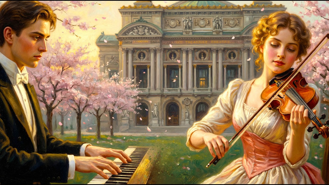 🌸 Romantic Neoclassical Music | Spring Evening in a Timeless City