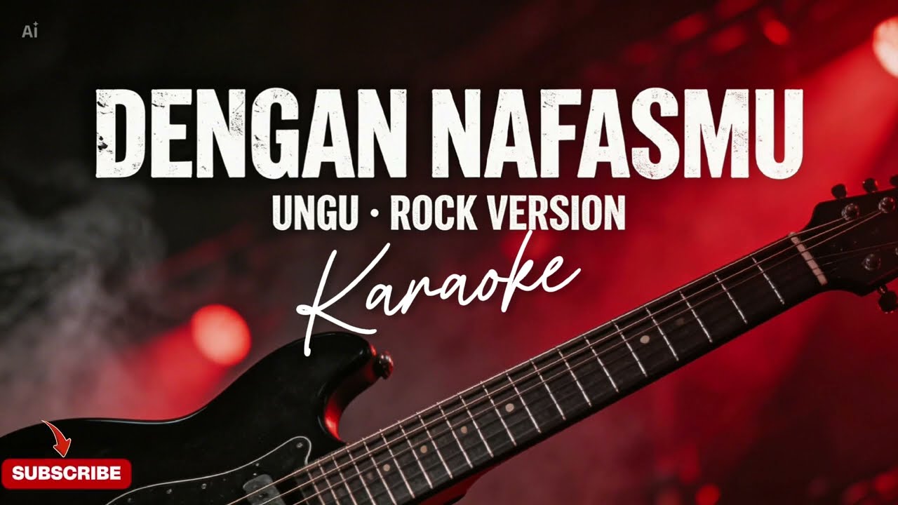 DENGAN NAFASMU - UNGU | ROCK VERSION COVER KARAOKE + LIRIK