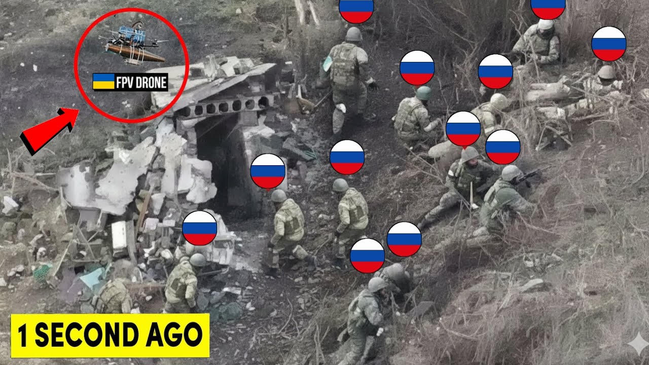 Украинские беспилотники и снайперы застали российских солдат врасплох в бункере.