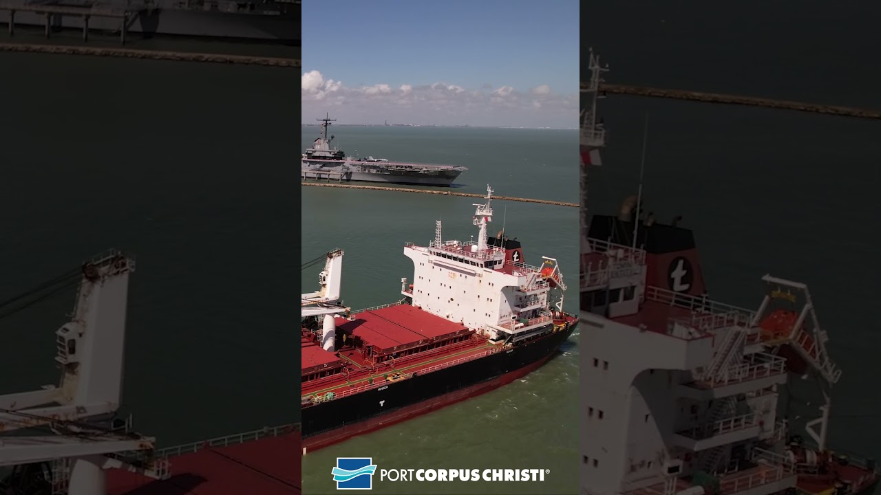 Tomini Entity arriving at Port Corpus Christi #shorts #youtubeshorts
