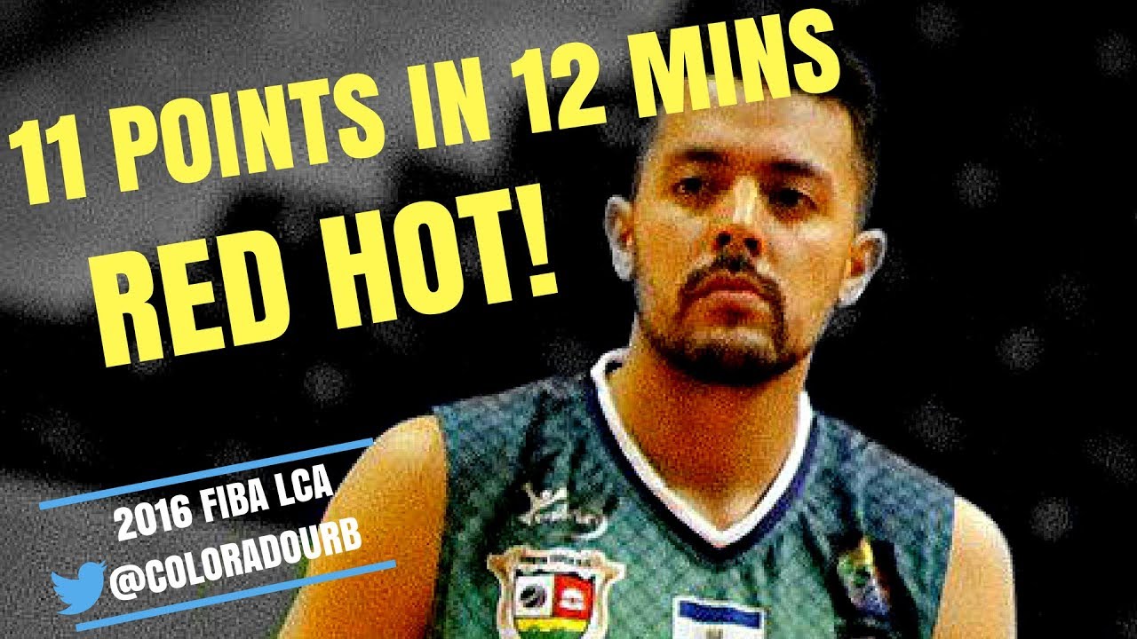 Jos&eacute; Colorado: SCORCHING HOT - 11 Pts, 12 Mins vs. Tiger Sharks (No.1 Club Team in Belize, 2016)